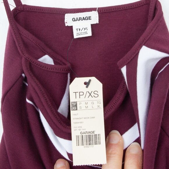 3 for $25 Garage Striped Tank Top Size XS NWT - Picture 3 of 6